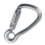 Kong Drehbarer Karabinerhaken Mit Öse 120 Mm, Silver, One Size