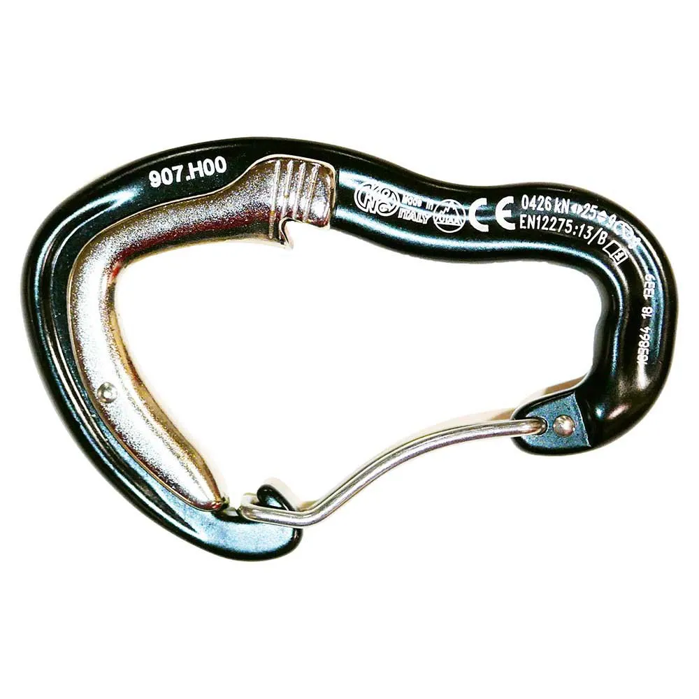 Kong Ergo Wire Panic Karabinerhaken, Black, 30cm Kong Ergo Wire Panic Karabinerhaken, Black, 30cm