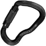 Kong Ferrata Karabinerhaken, Black, One Size