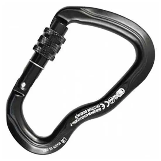 Kong Ferrata Threaded Karabinerhaken, Black, One Size Kong Ferrata Threaded Karabinerhaken, Black, One Size