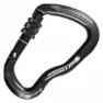 Kong Ferrata Threaded Karabinerhaken, Black, One Size