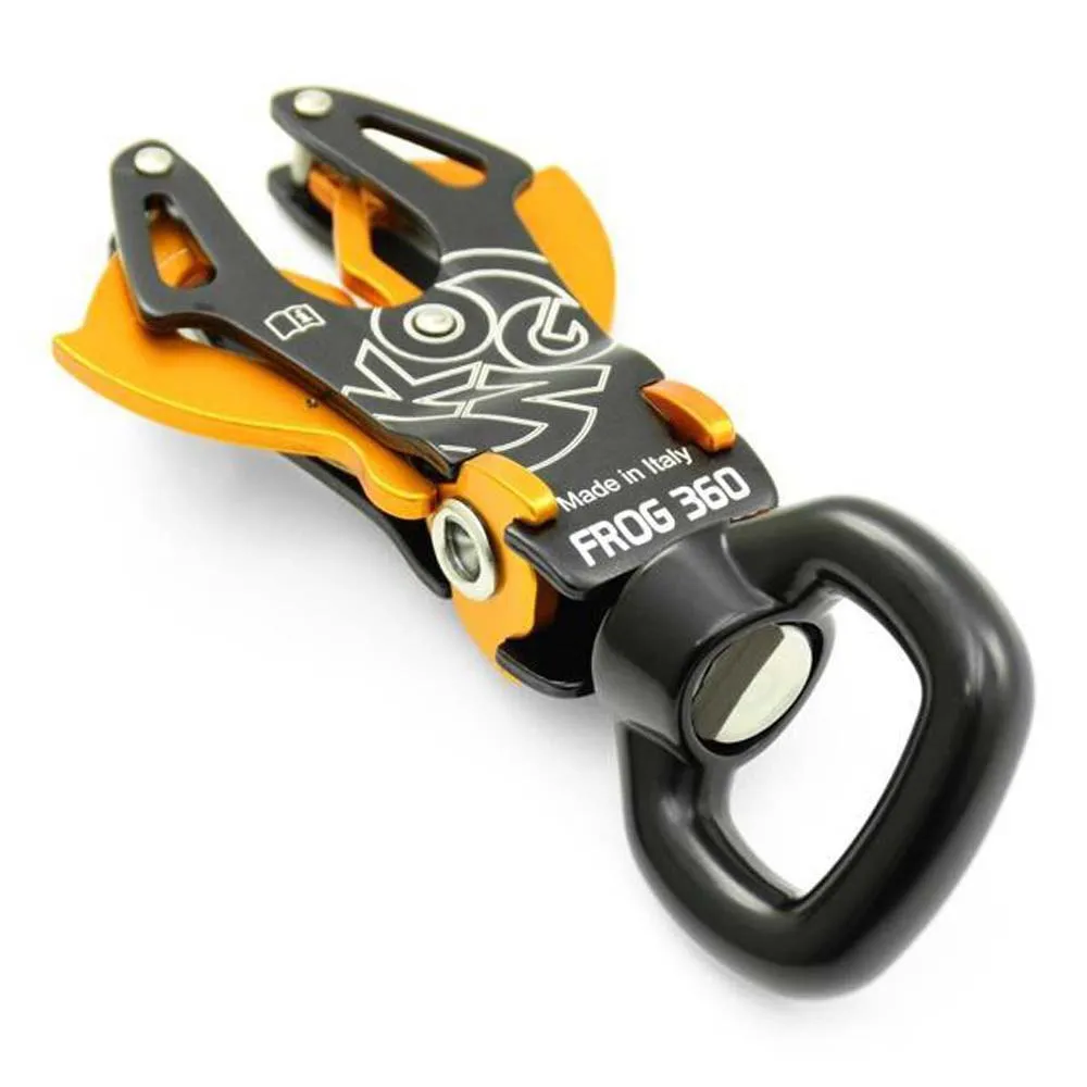 Kong Frog 360 Karabinerhaken, Black / orange, One Size Kong Frog 360 Karabinerhaken, Black / orange, One Size