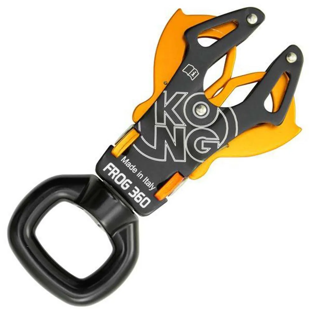 Kong Frog 360 Karabinerhaken, Black / orange, One Size Kong Frog 360 Karabinerhaken, Black / orange, One Size
