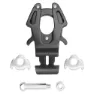 Kong Frog Nude Karabinerhaken, Black, One Size
