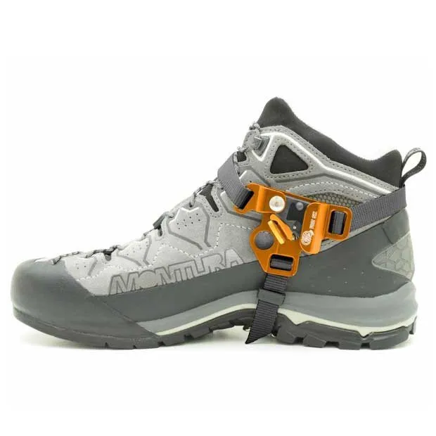 Kong Futura Foot Work Blocker Right Aufsteigend, Aluminium / orange, One Size Kong Futura Foot Work Blocker Right Aufsteigend, Aluminium / orange, One Size
