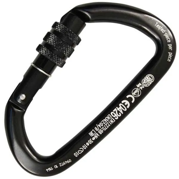 Kong Guide Karabinerhaken, Anodized black / black, One Size Kong Guide Karabinerhaken, Anodized black / black, One Size