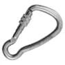 Kong Harness Kl Schraubkarabiner, Silver, 120mm