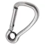 Kong Harness Kl With Eyelet Karabinerhaken, Silver, 120mm