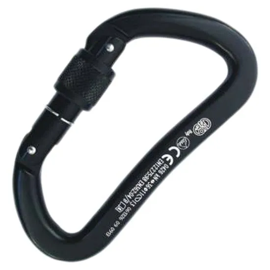 Kong Heavy Duty Alu Karabinerhaken, Black, One Size Kong Heavy Duty Alu Karabinerhaken, Black, One Size