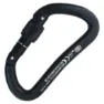 Kong Heavy Duty Alu Karabinerhaken, Black, One Size