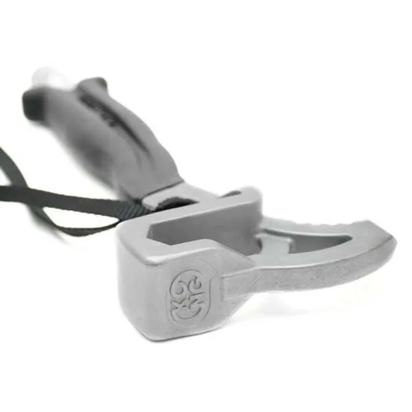 Kong Speleagle Eispickel Mit Hammer, Grey