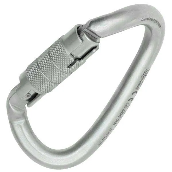 Kong Stahl Spiralförmiger Drehverschluss Mit Mondförmigem Karabinerhaken, White, One Size Kong Stahl Spiralförmiger Drehverschluss Mit Mondförmigem Karabinerhaken, White, One Size