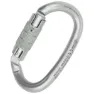 Kong Stahl Spiralförmiger Drehverschluss Mit Mondförmigem Karabinerhaken, White, One Size