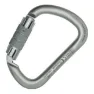 Kong X-large C Steel Twist Lock Karabinerhaken, Metal / lunar white, One Size