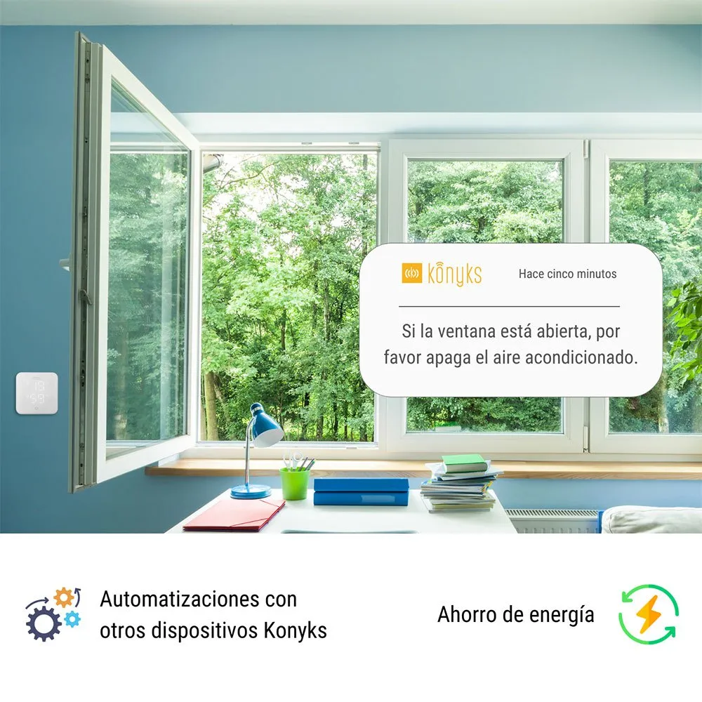 Konyks Climpac Intelligenter Thermostat, White, One Size Konyks Climpac Intelligenter Thermostat, White, One Size
