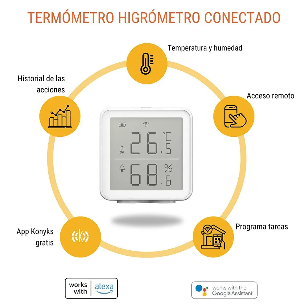 Konyks Termo Intelligenter Thermostat, White, One Size Konyks Termo Intelligenter Thermostat, White, One Size