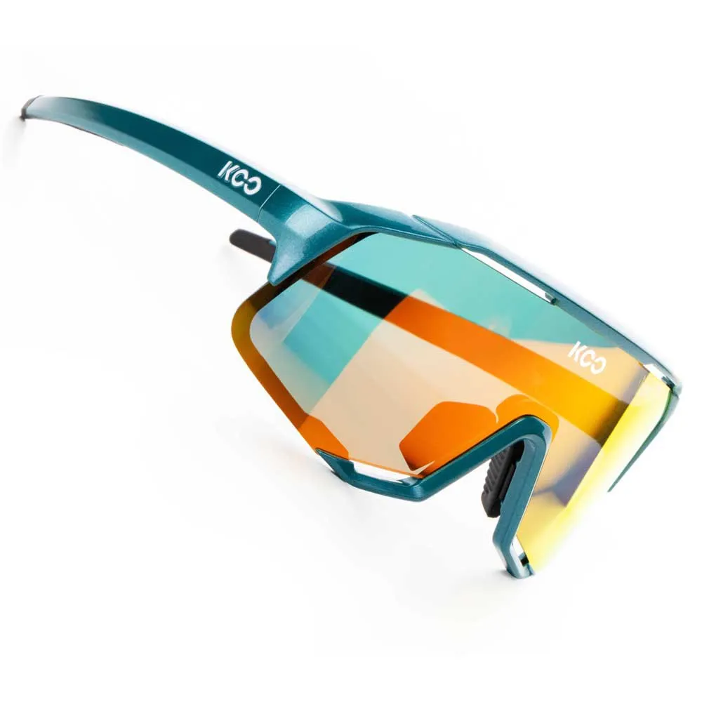 KOO Demos Bora Sonnenbrille, Green, Red Mirror/CAT2