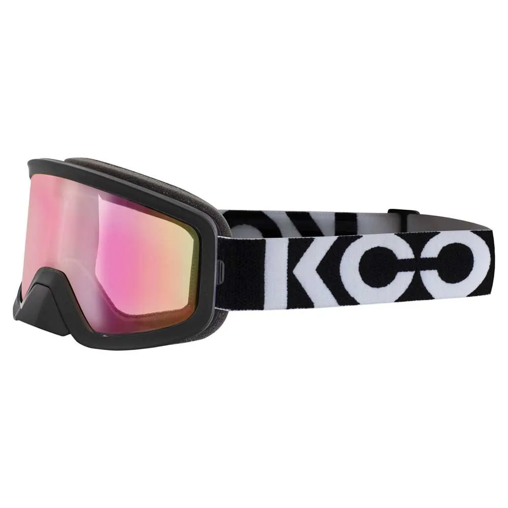 KOO Edge Sonnenbrille, Black, Pink Mirror Lens/CAT1