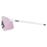 KOO Photochrome Sonnenbrille, White matt, Photochromic Pink Mirror/CAT1-3