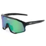 Black matt / green