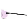 KOO Supernova Photochrome Sonnenbrille, Black matt, Photochromic Pink Lens/CAT1-3