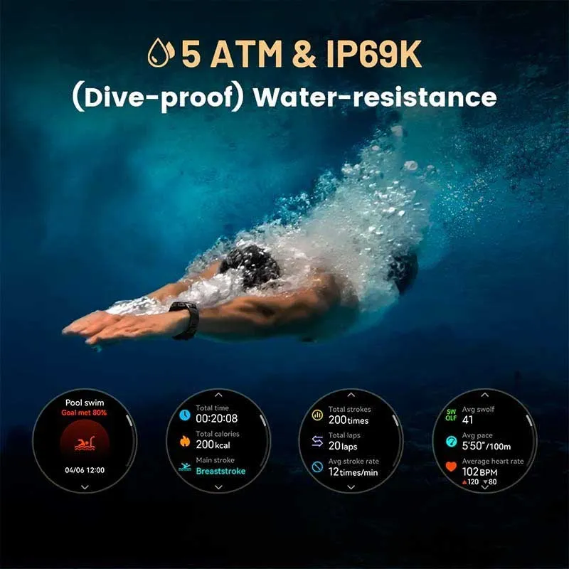 Kospet Tank T3 Spezielle Ausgabe Smartwatch, Black Kospet Tank T3 Spezielle Ausgabe Smartwatch, Black