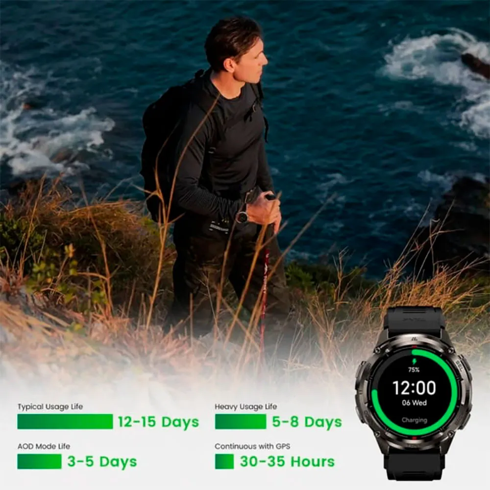 Kospet Tank T3 Ultra 2 Special Smartwatch, Silver Kospet Tank T3 Ultra 2 Special Smartwatch, Silver