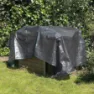 Kreator 5x8 M 240g/m2/m2 Terrassenmarkise unisex, Black, One Size