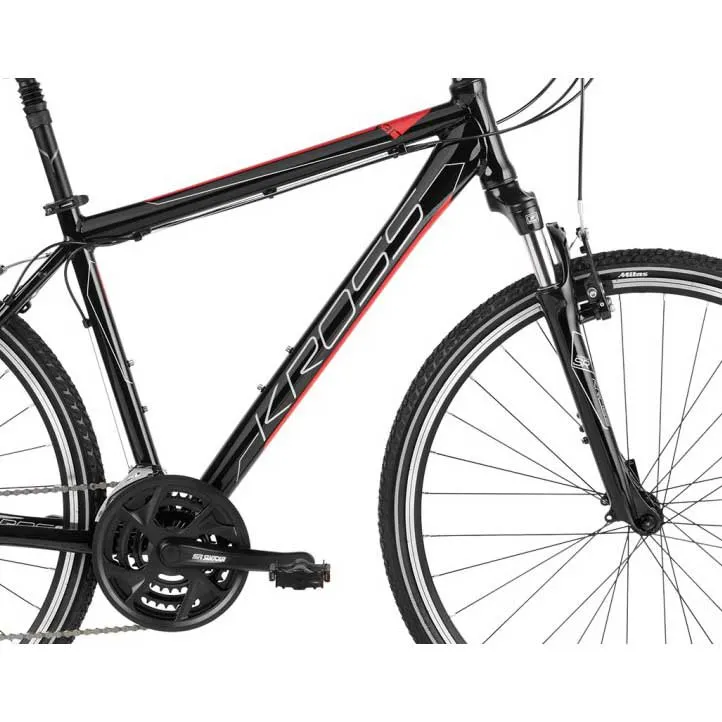 Kross Evado 3.0 28´´ Fahrrad, Black / red, M Kross Evado 3.0 28´´ Fahrrad, Black / red, M