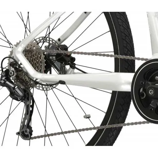 Kross Evado Hybrid 3.0 28´´ Deore M592 Lady 2023 Elektrofahrrad, Pearl, M, 882Wh Kross Evado Hybrid 3.0 28´´ Deore M592 Lady 2023 Elektrofahrrad, Pearl, M, 882Wh