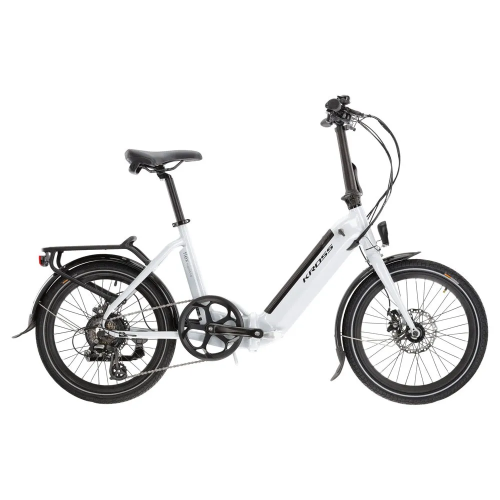 Kross Flex Hybrid 1.0 20´´ Altus M310 2023 Faltbares Elektrofahrrad, Grey, One Size, 367.2Wh