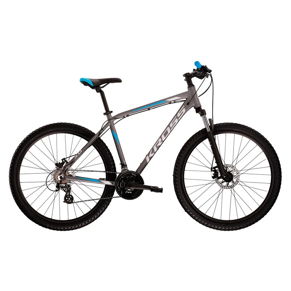 Kross Hexagon 3.0 26´´ Mountainbike, Graphite / blue matt, XS Kross Hexagon 3.0 26´´ Mountainbike, Graphite / blue matt, XS