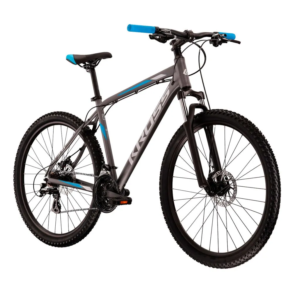 Kross Hexagon 3.0 26´´ Mountainbike, Graphite / blue matt, XS Kross Hexagon 3.0 26´´ Mountainbike, Graphite / blue matt, XS