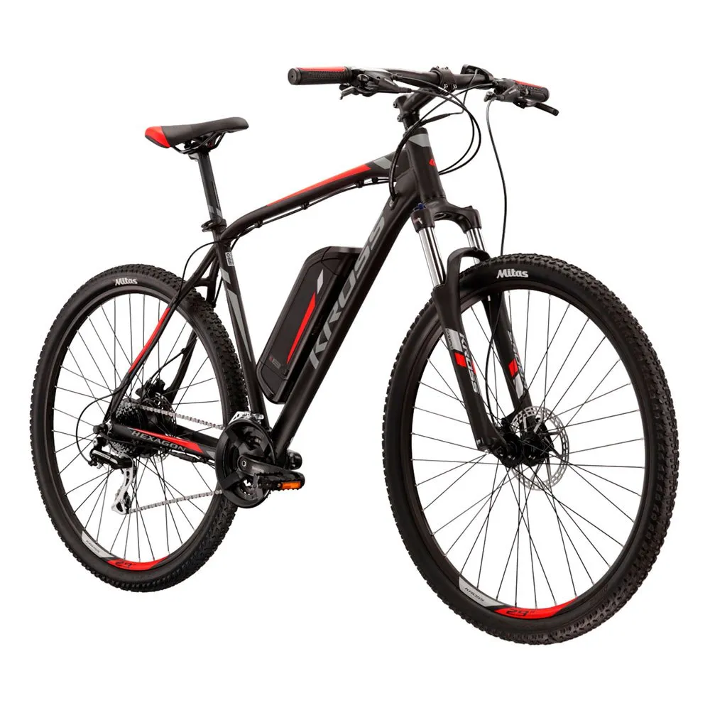 Kross Hexagon Boost 1.0 29´´ Elektrische Mountainbike, Matt black, S, 522Wh Kross Hexagon Boost 1.0 29´´ Elektrische Mountainbike, Matt black, S, 522Wh