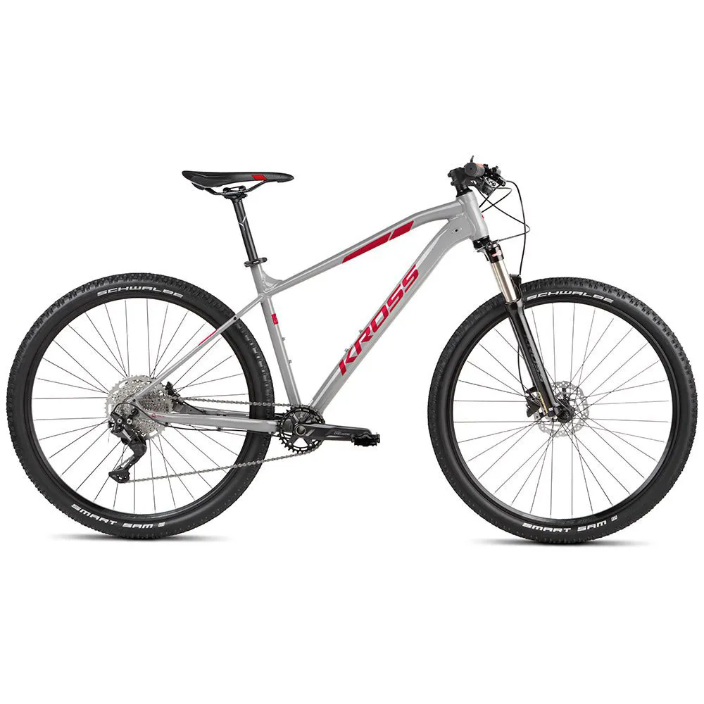 Kross Level 4.0 29´´ Mountainbike, Grey / red, XL Kross Level 4.0 29´´ Mountainbike, Grey / red, XL