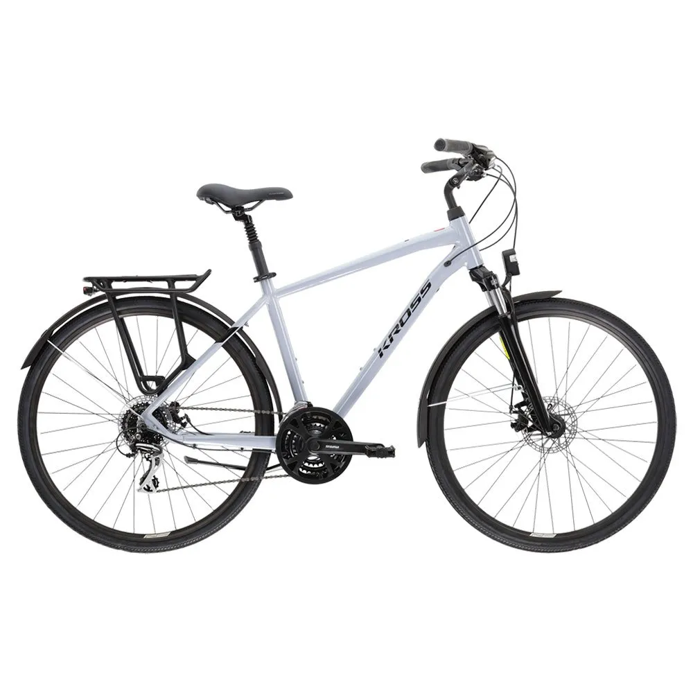 Kross Trans 3.0 700 Acera M360 2023 Fahrrad, Grey, M