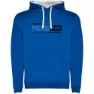 Royal blue / white