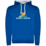 Royal blue / white