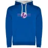 Royal blue / white