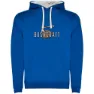 Royal blue / white