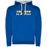 Royal blue / white