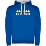 Royal blue / white