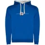 Royal blue / white