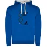 Royal blue / white