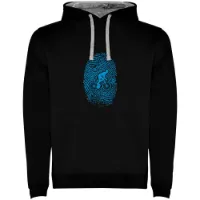 Kruskis Biker Fingerprint Two-colour Kapuzenpullover