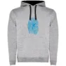 Kruskis Biker Fingerprint Two-colour Kapuzenpullover