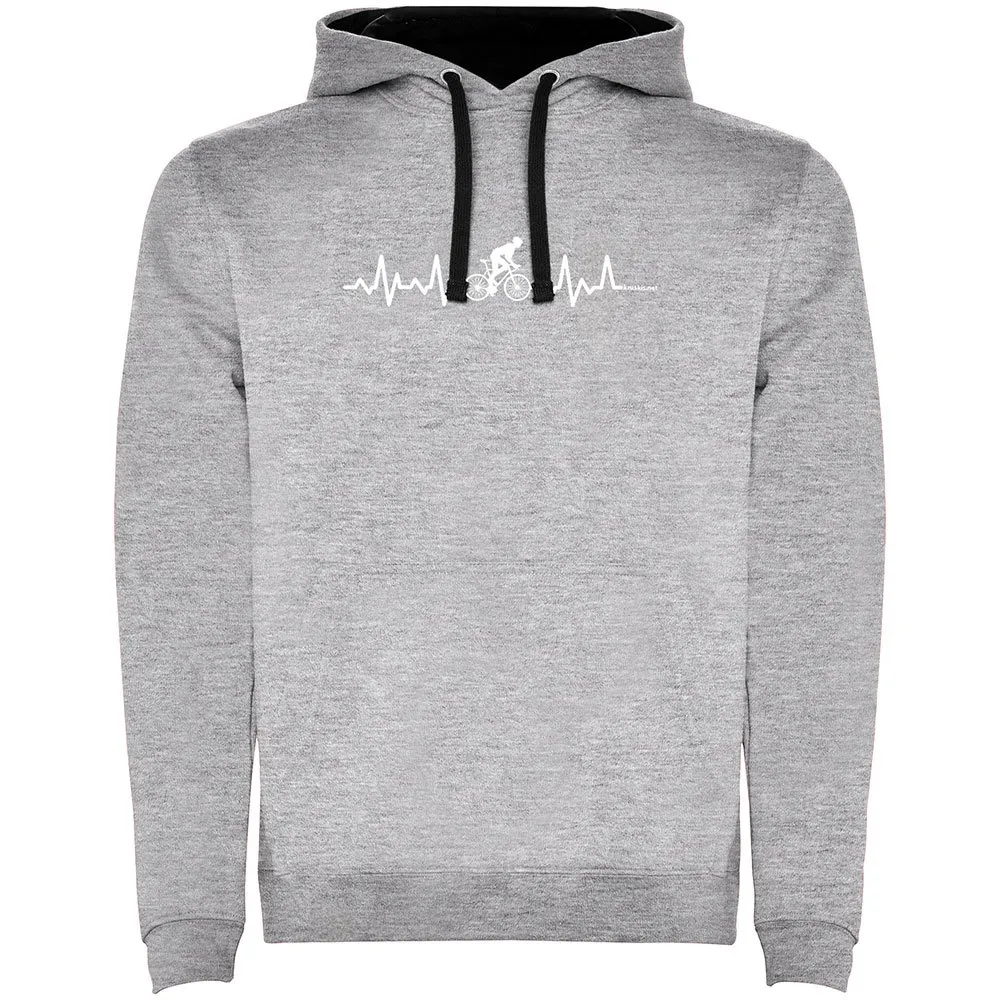 Kruskis Biking Heartbeat Two-colour Kapuzenpullover