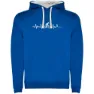 Royal blue / white