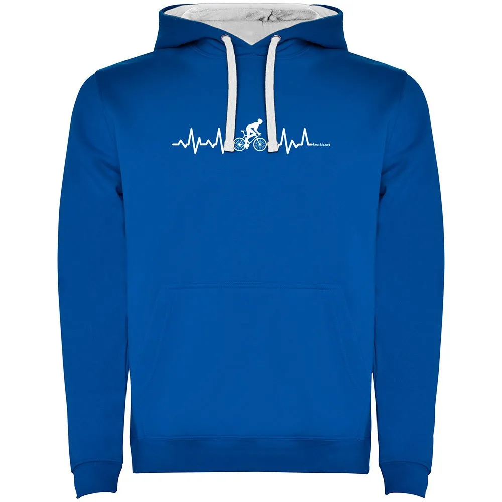 Kruskis Biking Heartbeat Two-colour Kapuzenpullover Kruskis Biking Heartbeat Two-colour Kapuzenpullover