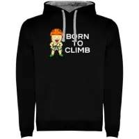 Kruskis Born To Climb Two-colour Kapuzenpullover Kruskis Born To Climb Two-colour Kapuzenpullover